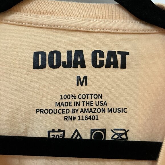 Doja Cat I Need Jesus Scarlet Tour T-shirt Womens M Cropped Graphic Crewneck - Picture 3 of 5